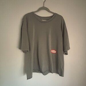 Elwood Trademark Oversized T Shirt Vintage Grey Sz. L